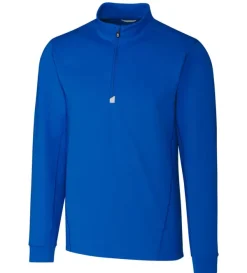 Cutter u0026 Buck Cutter & Buck Traverse Interlock Half Zip Pullover- Pullovers & Layers