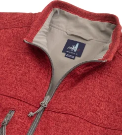 Johnnie-O Wes Fleece Vest- Vests