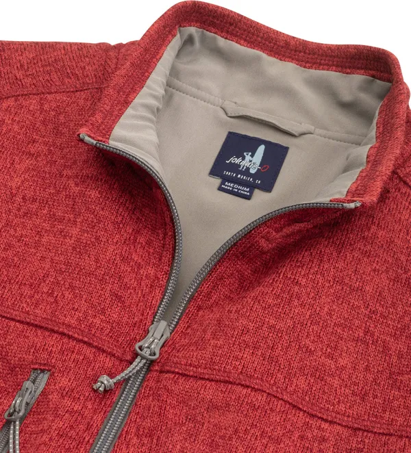 Johnnie-O Wes Fleece Vest- Vests