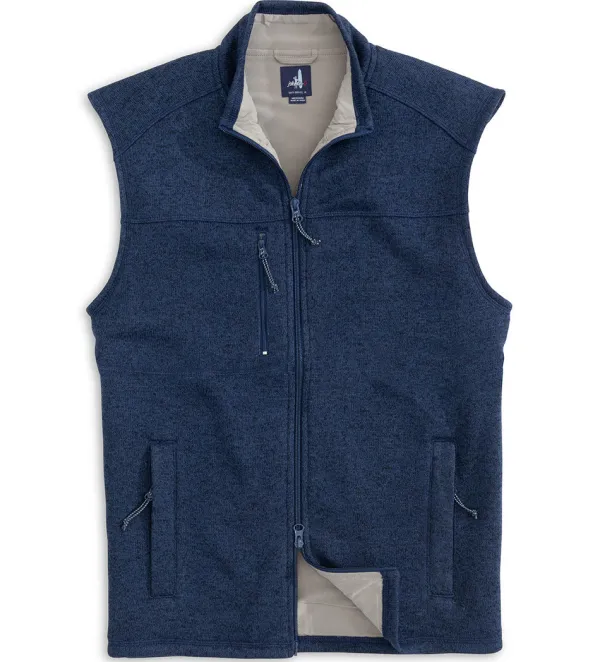Johnnie-O Wes Fleece Vest- Vests