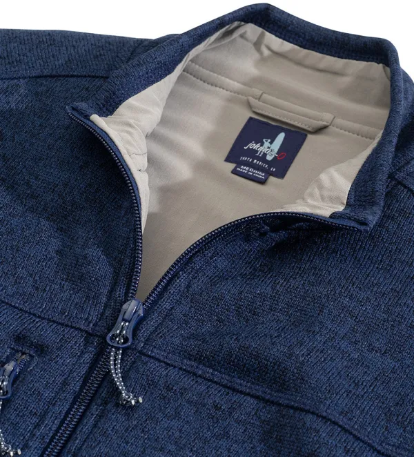 Johnnie-O Wes Fleece Vest- Vests