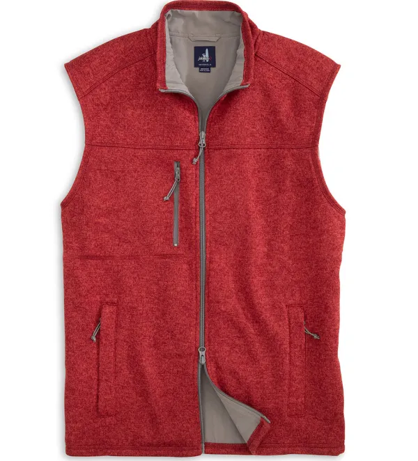 Johnnie-O Wes Fleece Vest- Vests