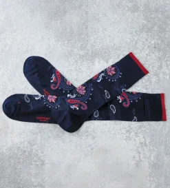 Marcoliani Paisley Flower Socks- Socks