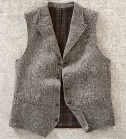 Patrick James Herringbone Vest- Vests