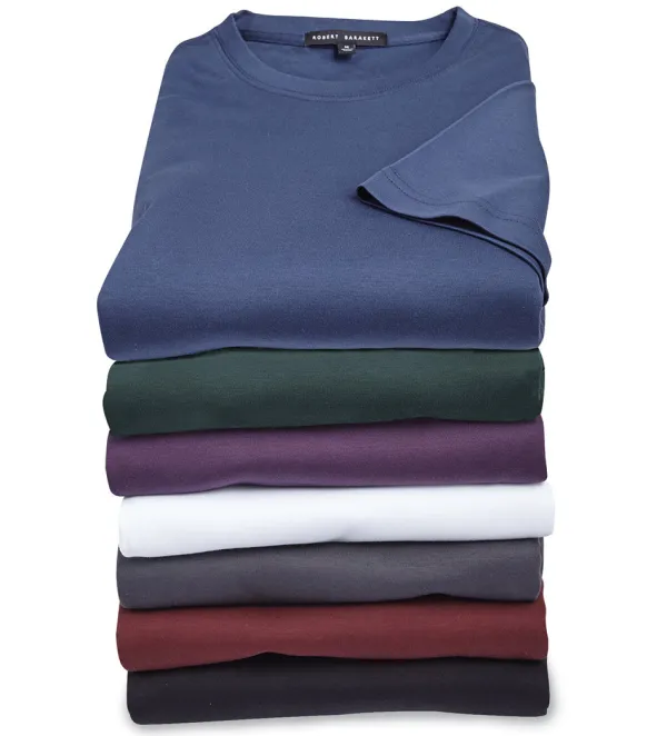 Robert Barakett Short Sleeve Luxury Crewneck Tee Shirt- Tees