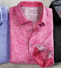 Robert Graham Andretti Paisley Long Sleeve Sport Shirt- Long Sleeve Sport Shirts