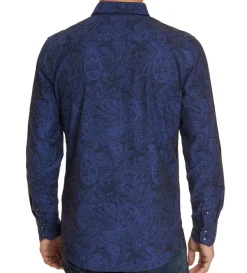 Robert Graham Andretti Paisley Long Sleeve Sport Shirt- Long Sleeve Sport Shirts