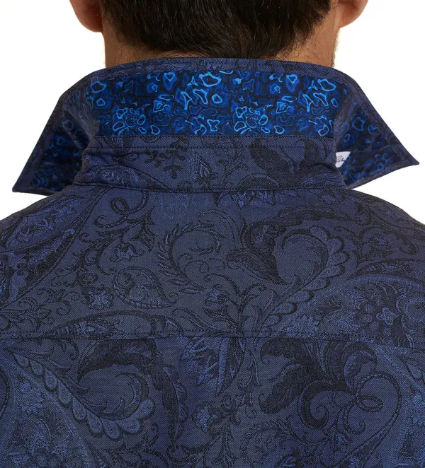 Robert Graham Andretti Paisley Long Sleeve Sport Shirt- Long Sleeve Sport Shirts