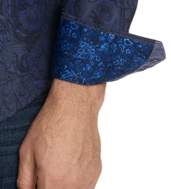 Robert Graham Andretti Paisley Long Sleeve Sport Shirt- Long Sleeve Sport Shirts