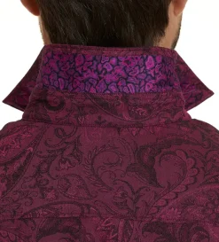Robert Graham Andretti Paisley Long Sleeve Sport Shirt- Long Sleeve Sport Shirts