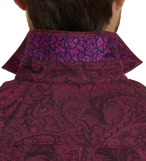 Robert Graham Andretti Paisley Long Sleeve Sport Shirt- Long Sleeve Sport Shirts