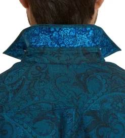 Robert Graham Andretti Paisley Long Sleeve Sport Shirt- Long Sleeve Sport Shirts
