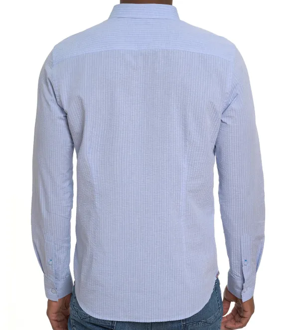 Robert Graham Andrews Seersucker Shirt- Long Sleeve Sport Shirts