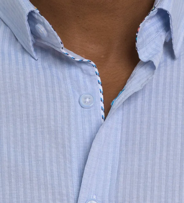 Robert Graham Andrews Seersucker Shirt- Long Sleeve Sport Shirts