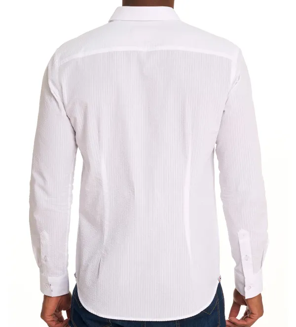 Robert Graham Andrews Seersucker Shirt- Long Sleeve Sport Shirts