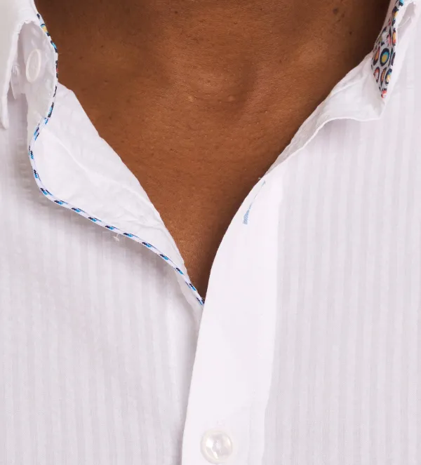 Robert Graham Andrews Seersucker Shirt- Long Sleeve Sport Shirts