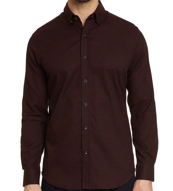 Robert Graham Everett Neat Modern Americana Sport Shirt- Long Sleeve Sport Shirts