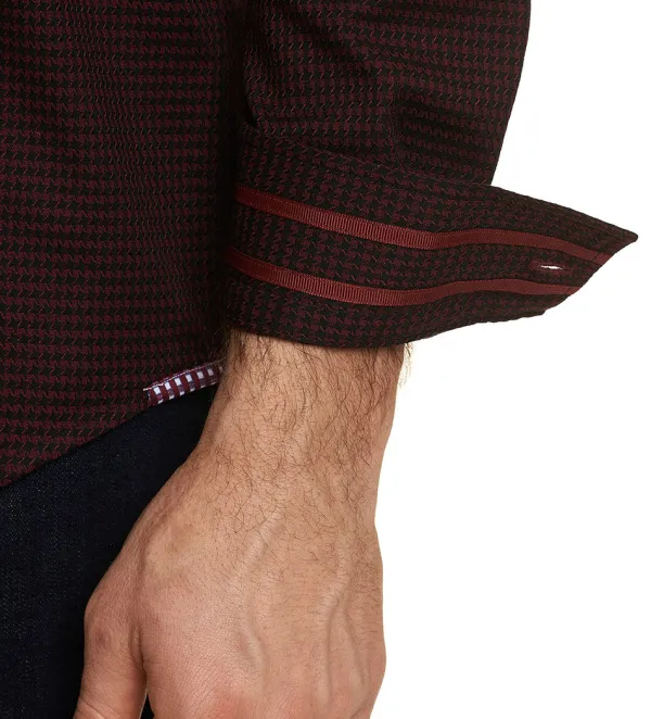 Robert Graham Everett Neat Modern Americana Sport Shirt- Long Sleeve Sport Shirts