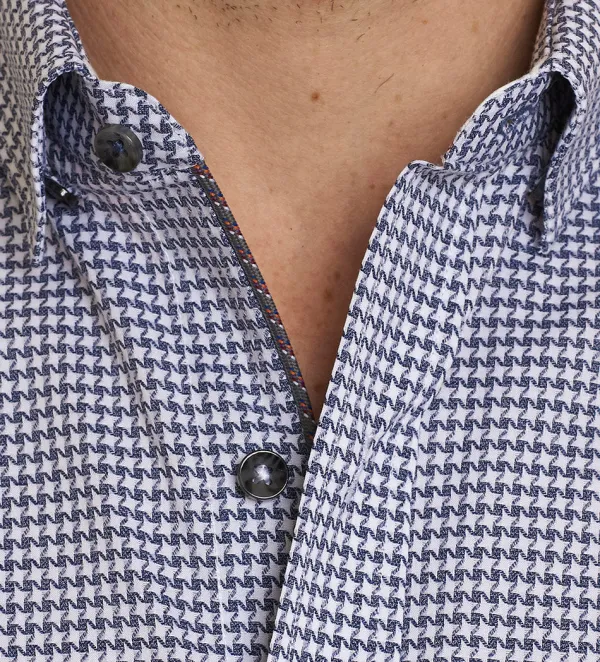 Robert Graham Everett Neat Modern Americana Sport Shirt- Long Sleeve Sport Shirts