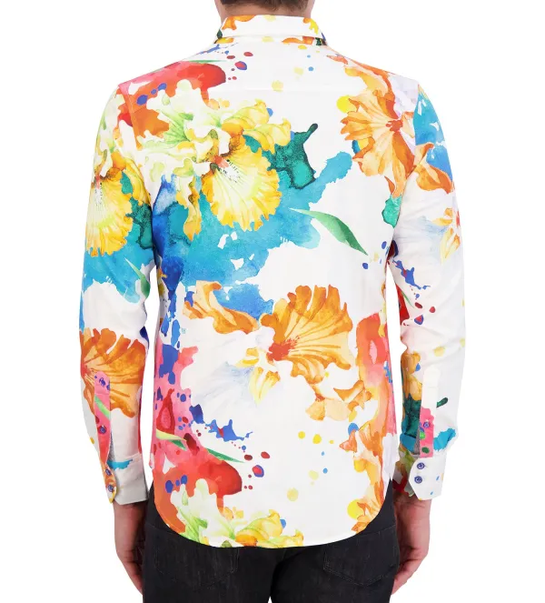 Robert Graham Long Sleeve Sorrentine Shirt- Long Sleeve Sport Shirts
