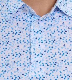 Robert Graham Short Sleeve Calder Knit Polo- Polos & Knits