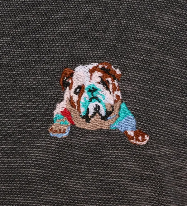 Robert Graham Short Sleeve Vandam Knit Polo- Polos & Knits