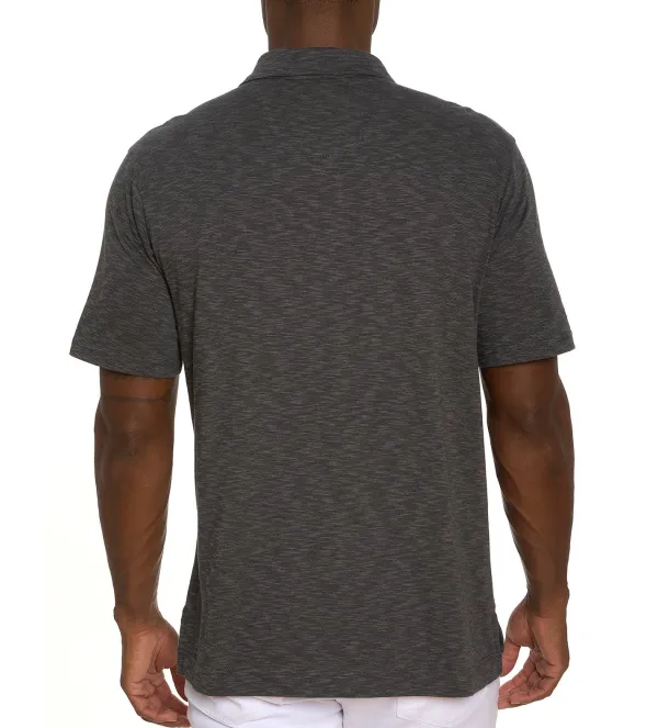 Robert Graham Short Sleeve Vandam Knit Polo- Polos & Knits