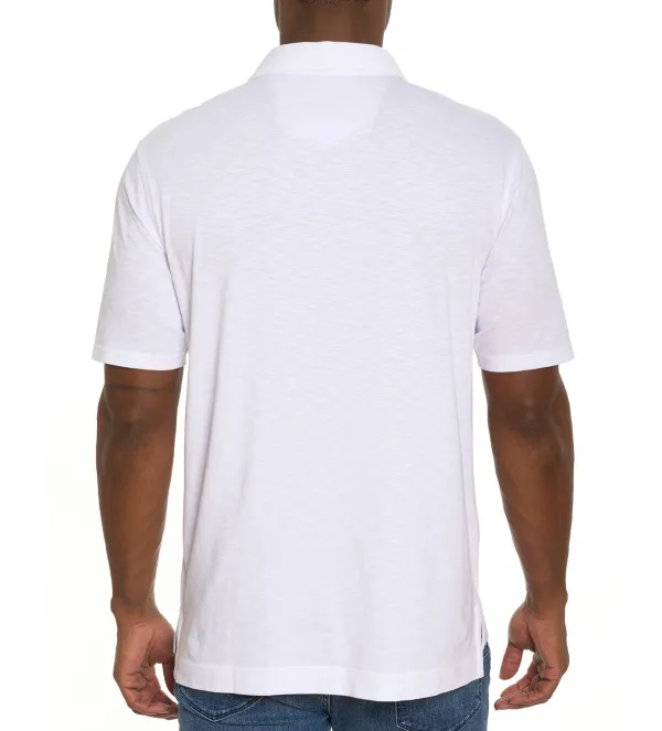 Robert Graham Short Sleeve Vandam Knit Polo- Polos & Knits
