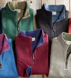 Tommy Bahama Flipshore Reversible Half-Zip Pullover- Pullovers & Layers