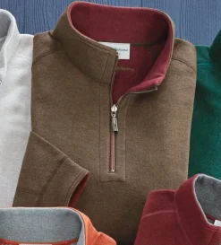 Tommy Bahama Flipshore Reversible Half-Zip Pullover- Pullovers & Layers