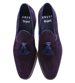 Zelli Carmen Sueded Goatskin Tassel Loafer- Casual Shoes
