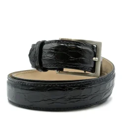 Zelli Genuine Crocodile Belt- Belts